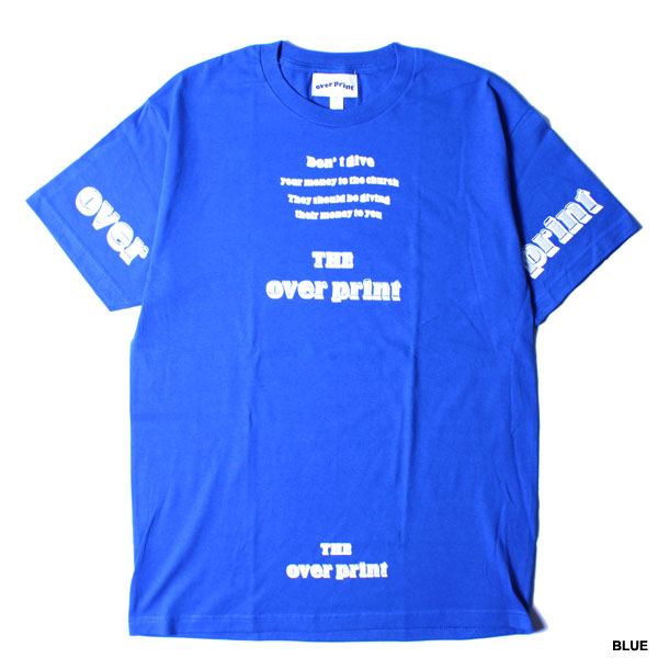 CASH ONLY TEE(BLUE)