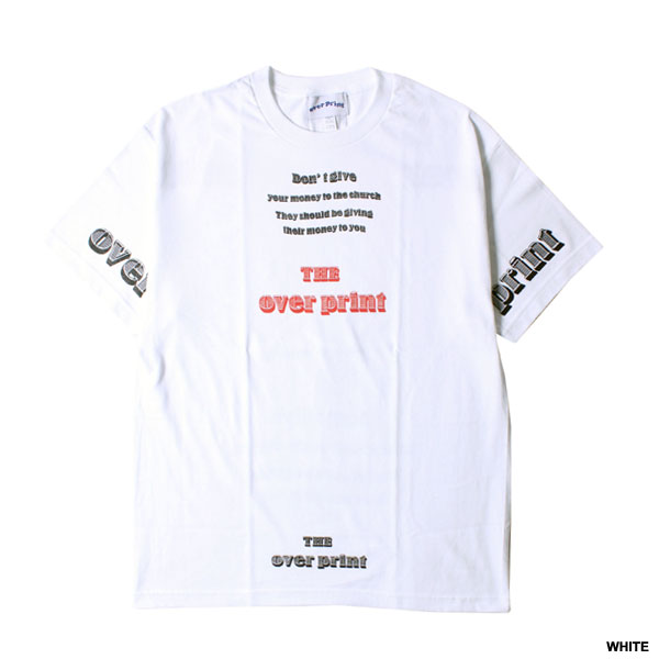 CASH ONLY TEE(WHITE)