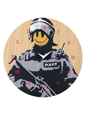 SYNC by WALL CLOCK  "Riot Cop" made by KARIMOKU