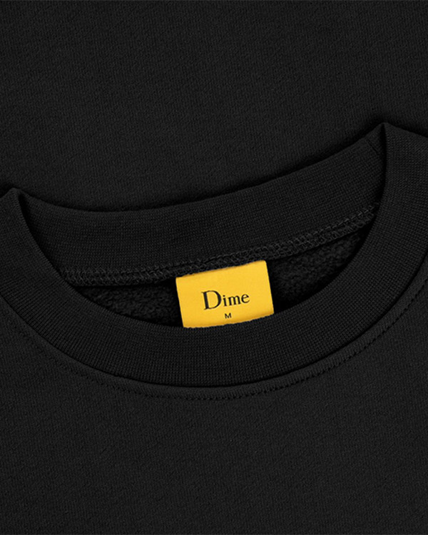 DIME CLASSIC LOGO CREWNECK -BLACK- | FLOWP ONLINE STORE