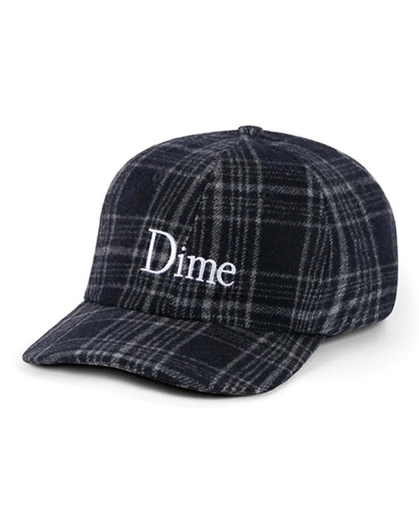 DIME CLASSIC WOOL CAP -NAVY PLAID- | FLOWP ONLINE STORE