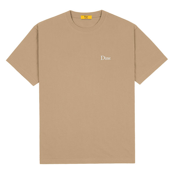 DIME CLASSIC SMALL LOGO T-SHIRT -CAMEL- | FLOWP ONLINE STORE