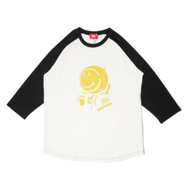 時間指定不可】 SMILY BACK 7/4までoverprint FACE Tee 1/2S Tシャツ