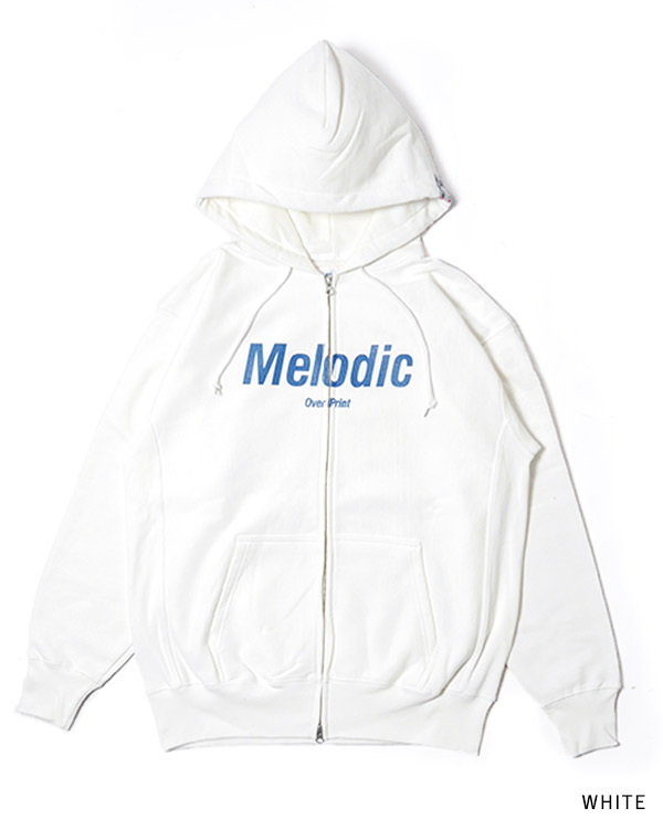 Melodic Zip Hoodie -2.COLOR-(WHITE)