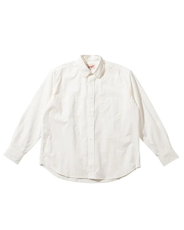 WATER REPPELENT LS SHIRTS -2.COLOR-(WHITE)