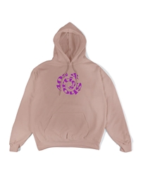 Spiral Text Logo Hoodie -DUSTY ROSE-