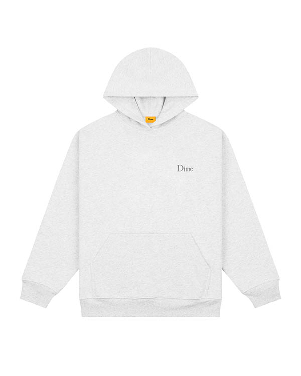 CLASSIC SMALL LOGO HOODIE -Ash- | FLOWP ONLINE STORE