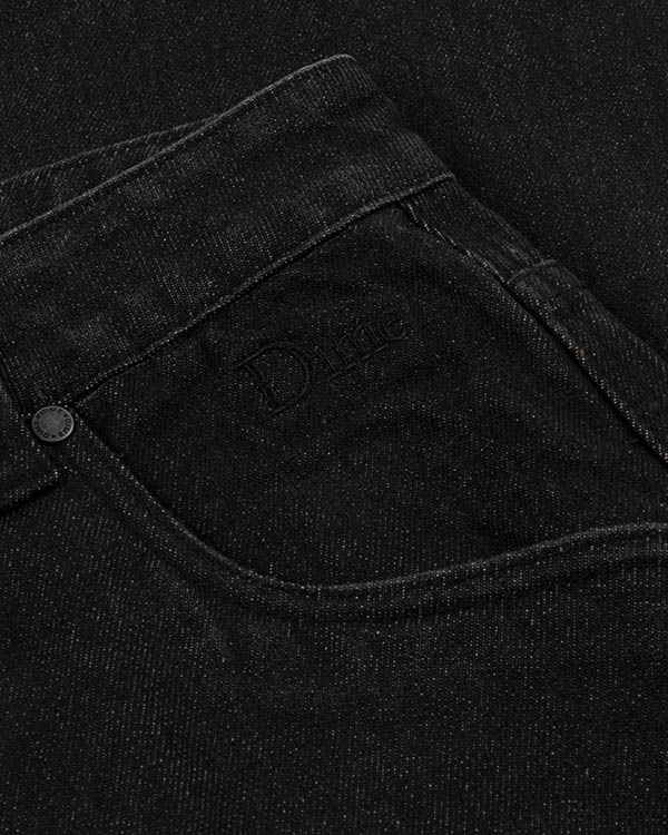 DIME RELAXED DENIM PANTS -Black Washed-