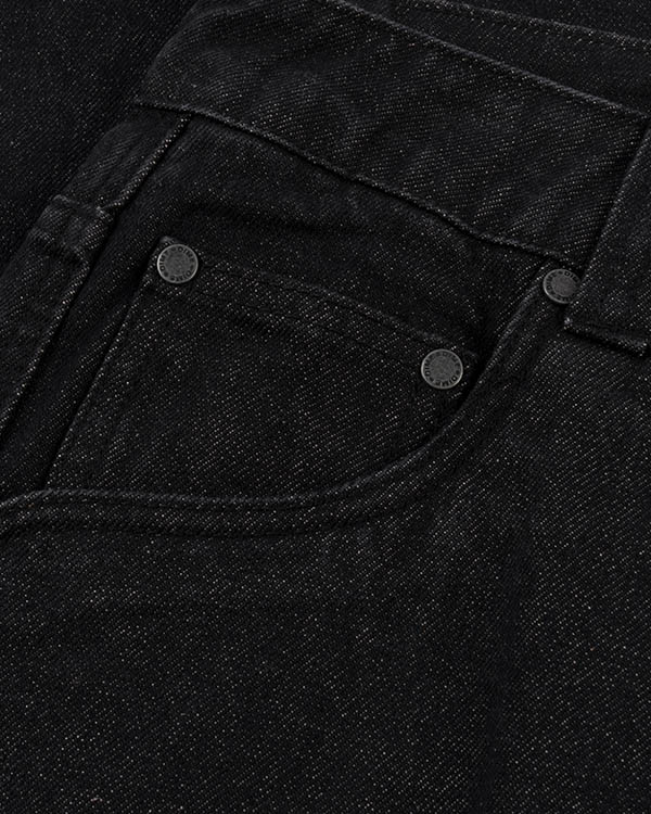 DIME RELAXED DENIM PANTS -Black Washed-