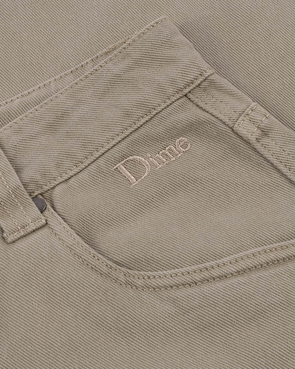 DIME BAGGY DENIM PANTS -Khaki- | FLOWP ONLINE STORE