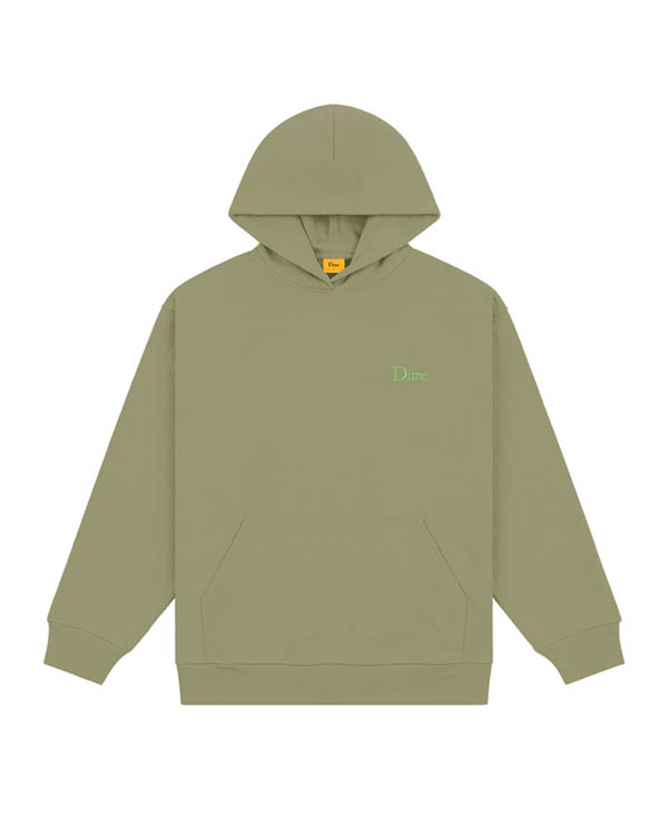 CLASSIC SMALL LOGO HOODIE -Army green-
