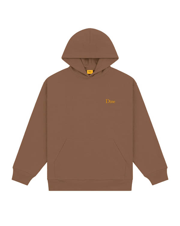 CLASSIC SMALL LOGO HOODIE -Brown-