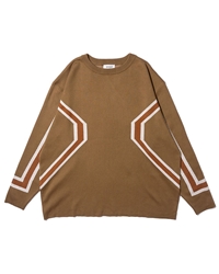 IDEA FROM DD KNIT TOP -BROWN-