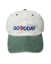 GOOD DAY/ APPLE LOGO CAP -WHITE-