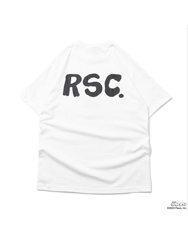 RSC x GARFIELD SLURP S/S TEE -WHITE-