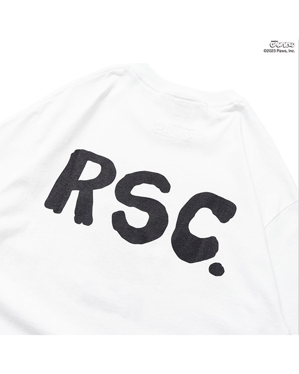 RSC x GARFIELD SLURP S/S TEE -WHITE-