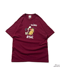 RSC x GARFIELD SLURP S/S TEE -BURGUNDY-