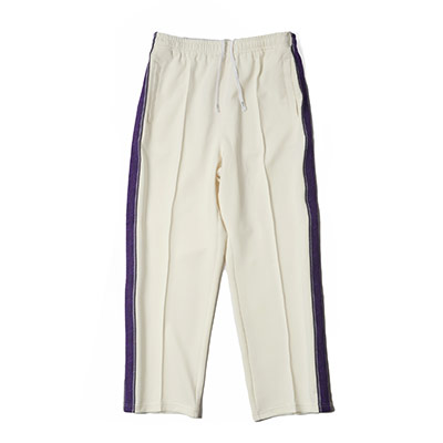 JERSEY TRACK PANTS -OFF WHITE-