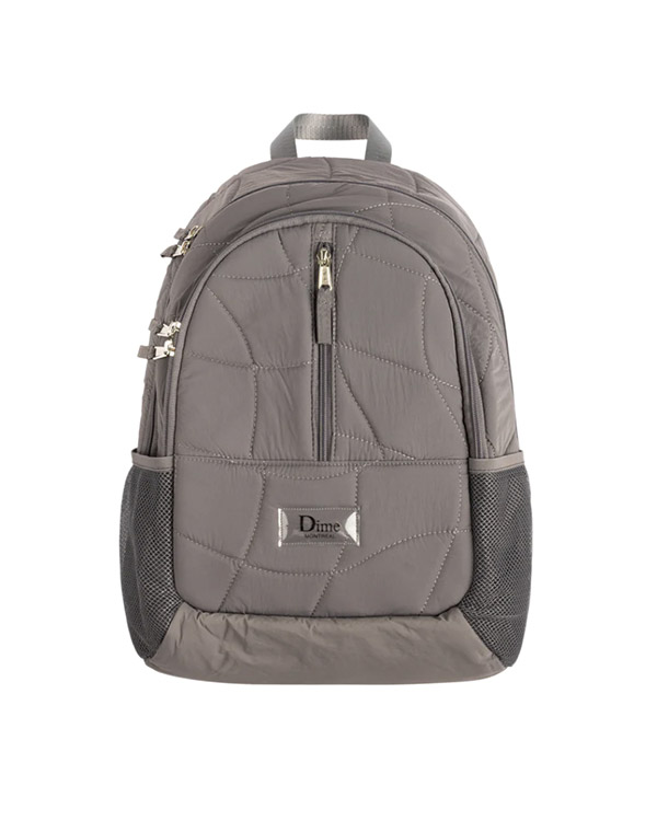 Quilted Backpack -CHARCOAL-