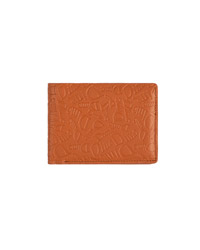 Haha Leather Wallet -BROWN-