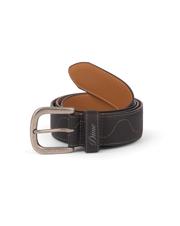 Desert Leather Belt -BLACK-