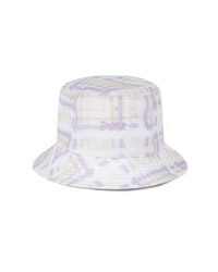 Resort Plaid Bucket Hat -IVORY-