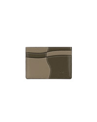 Wave Leather Cardholder -OLIVE-