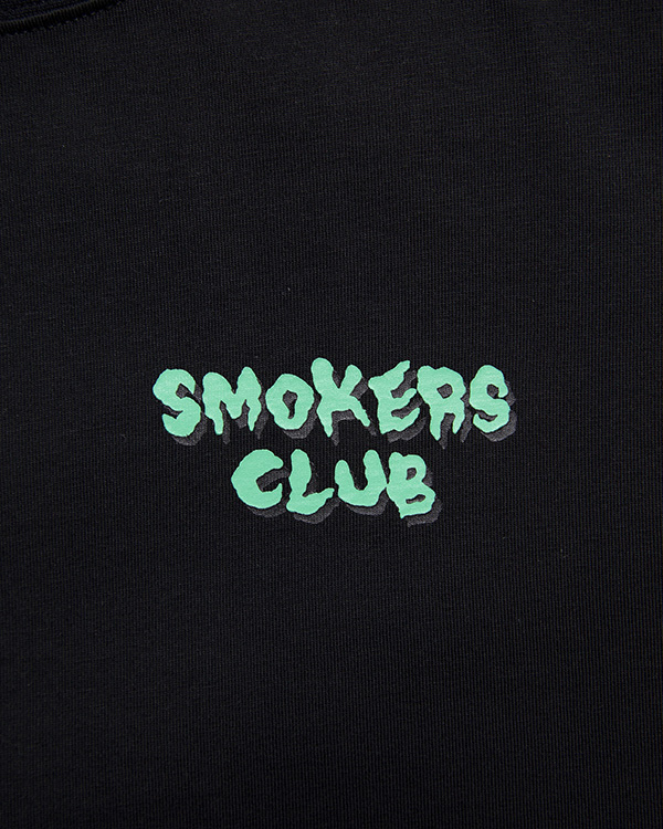 【HIROTTON】SMOKERS CLUB Tee -BLACK-