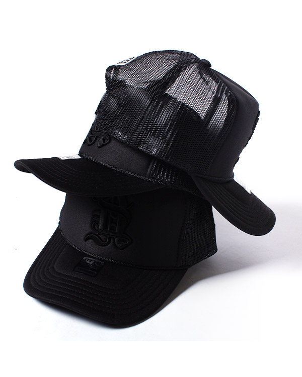 TRACKER MESH CAP -BLACK×BLACK-