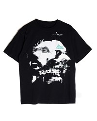 TWO FACE S/S TEE -BLACK-