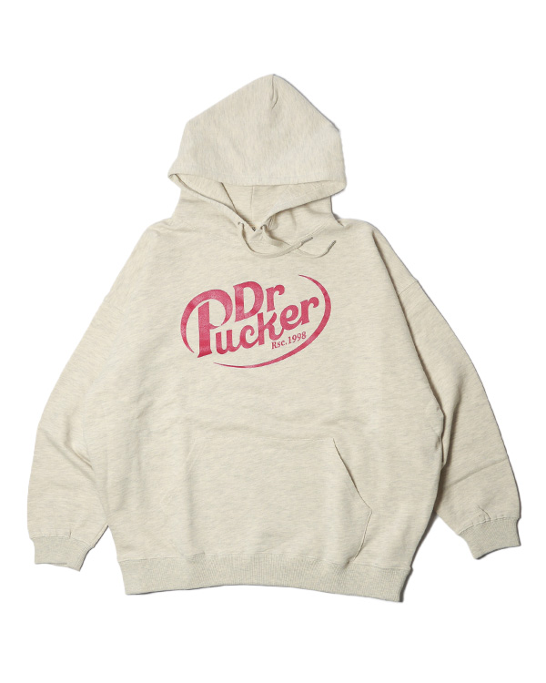 DR.FXCKER PULLOVER HOODIE -OATMEAL-