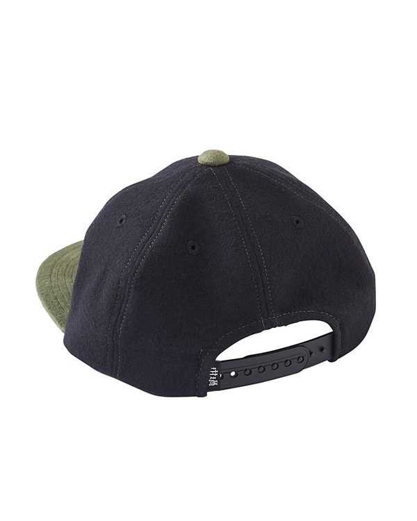DYE FLANNEL 6PANEL CAP（RUTSUBO×ZEROSY） -BLACK/GREEN-