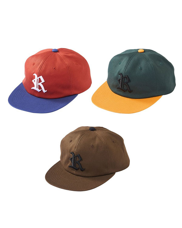 OLD R 6PANEL CAP 24SS -RED/NAVY-