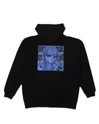 PPL girl hoodie -BLACK-